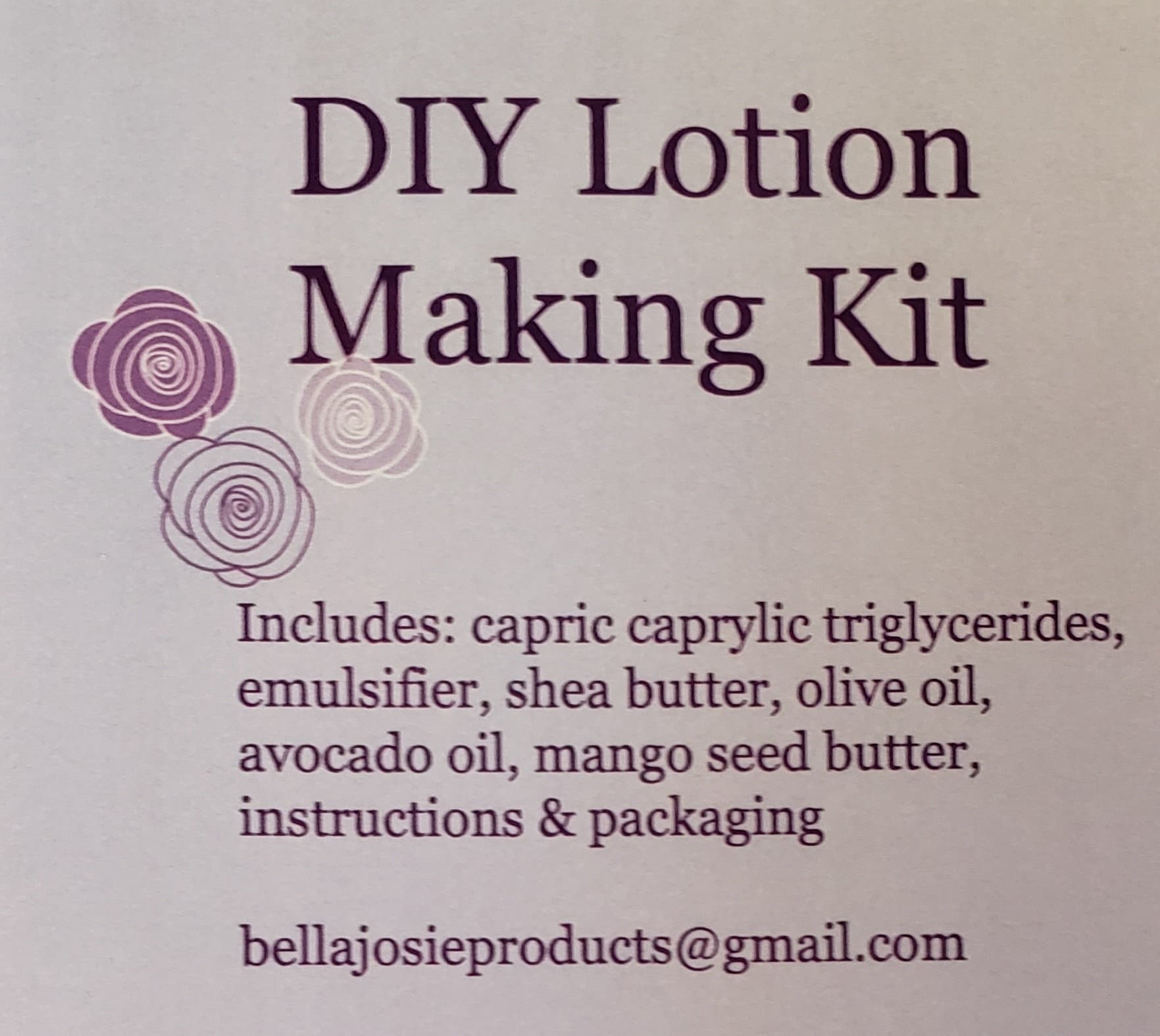 DIY Lotion Making Kit All Natural 