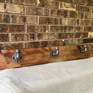 Lot of 4 Cast Metal Acorn Tipped Coat Hooks. Old and Crusty and Good.  Vintage Rustic Hardware. Restoration Hardware, Make a Coat Rack 