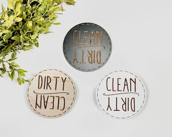 Clean & Dirty Dishwasher Magnet