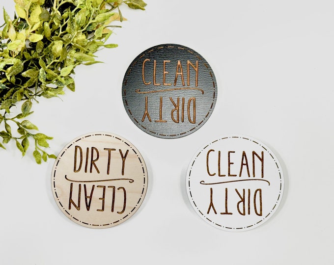 Clean & Dirty Dishwasher Magnet
