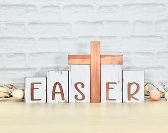 Easter Block Set With Cross