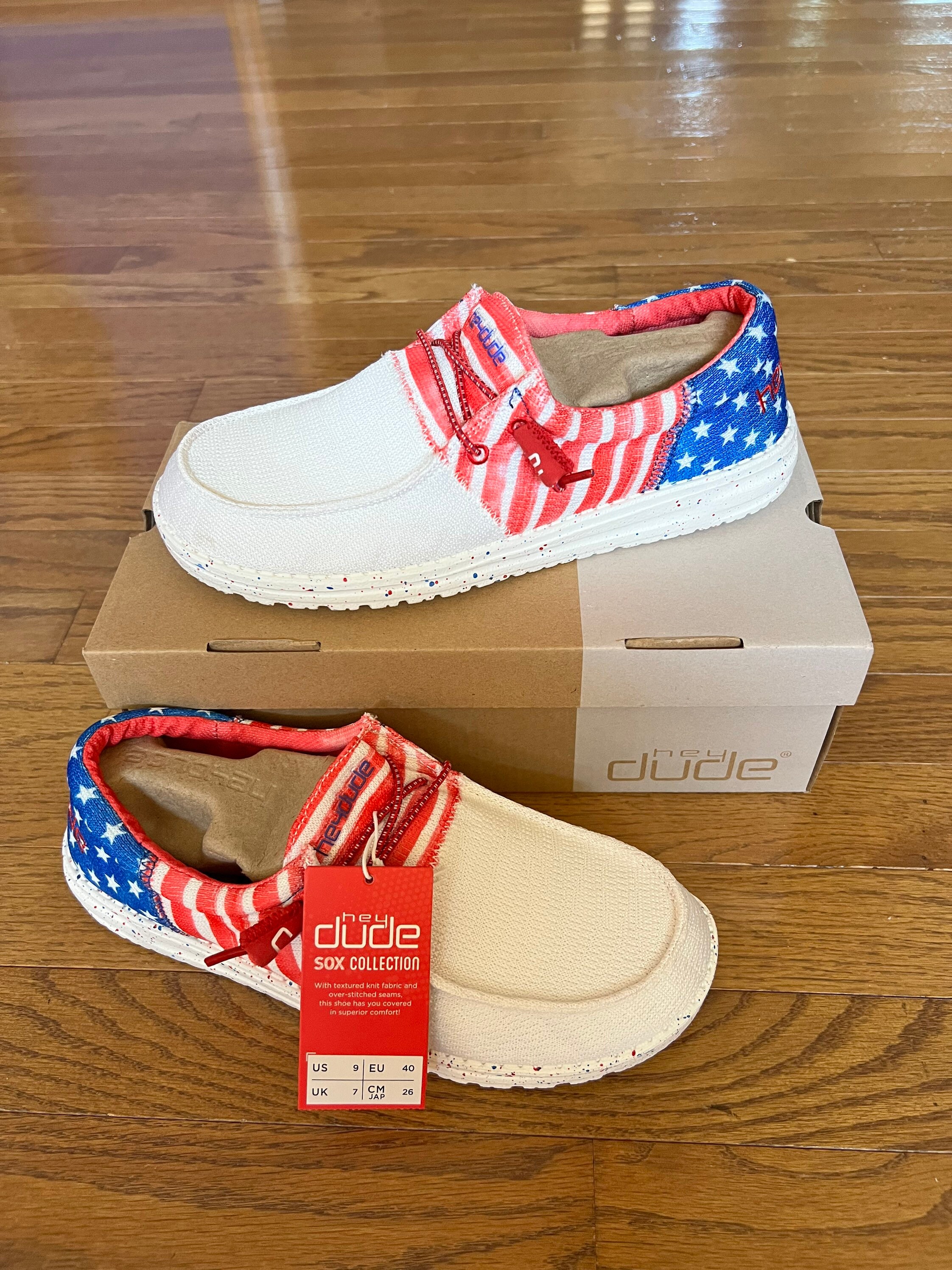 Hey Dude Wendy Sox Tri Americana Star Spangled Banner - Etsy Canada