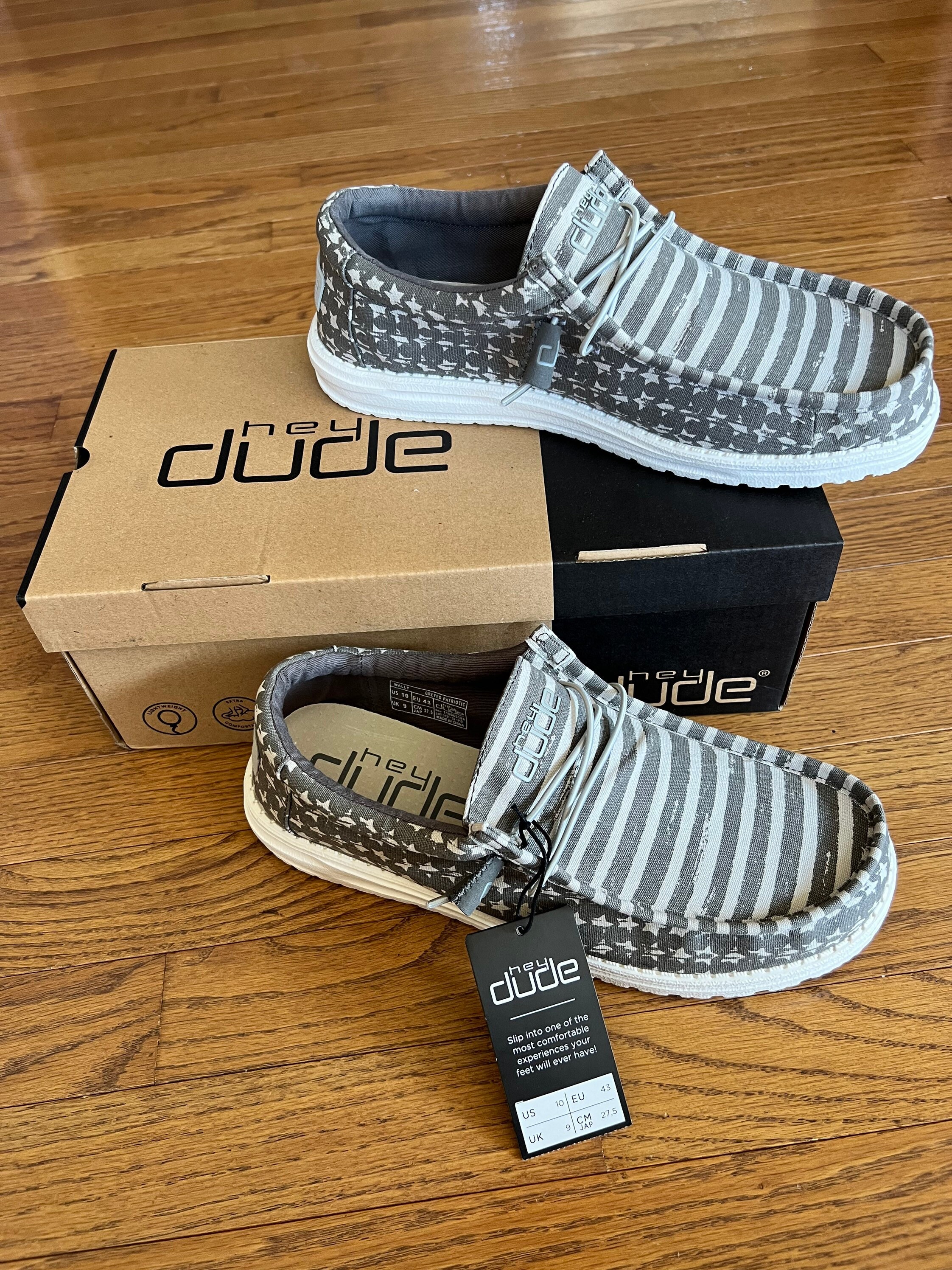 Hey Dude Wally Greyed Patriotic Limited 