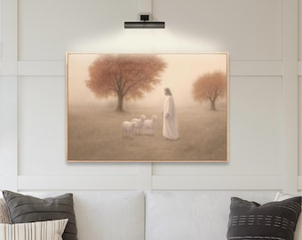 Among The Shepherd - Canvas