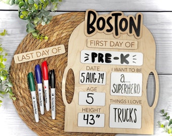 First & Last Day of School Sign - Personalizable