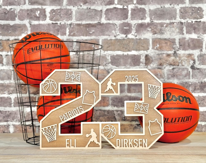 Basketball Player Sign - Personalizable