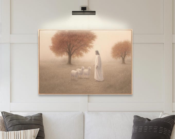 Among The Shepherd - Canvas
