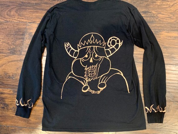 Custom Hand Bleach Painted Long/short 
