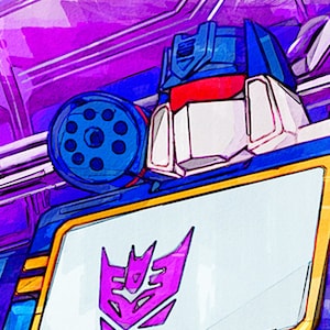 Soundwave Superior | Transformers The Movie Marker Sketch Concept Art Poster Print Home Office Kids Decor 11x17 18x24 24x36