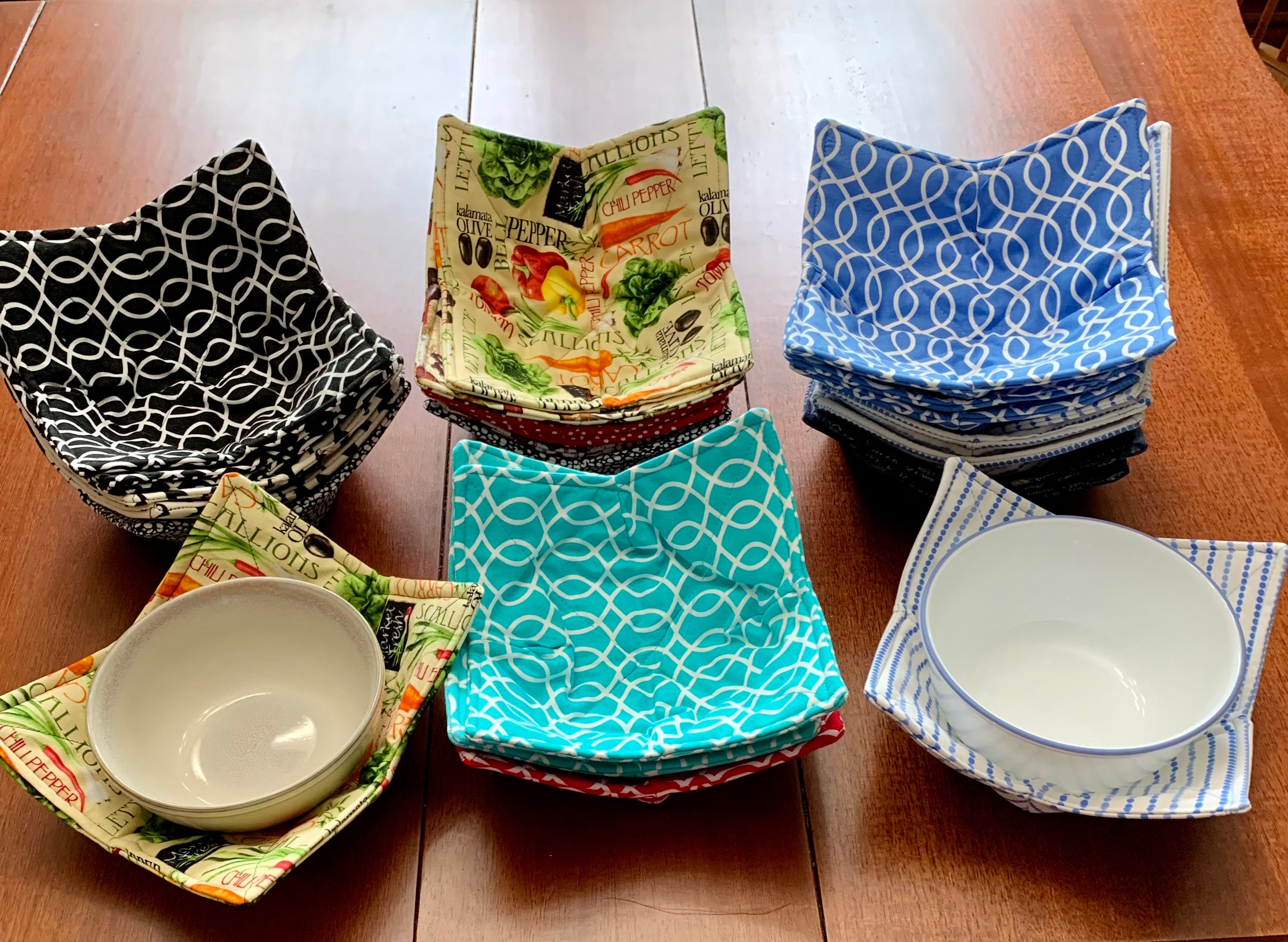 Microwave Pot Holders - Large (3 Fabric Options) - Amish Made