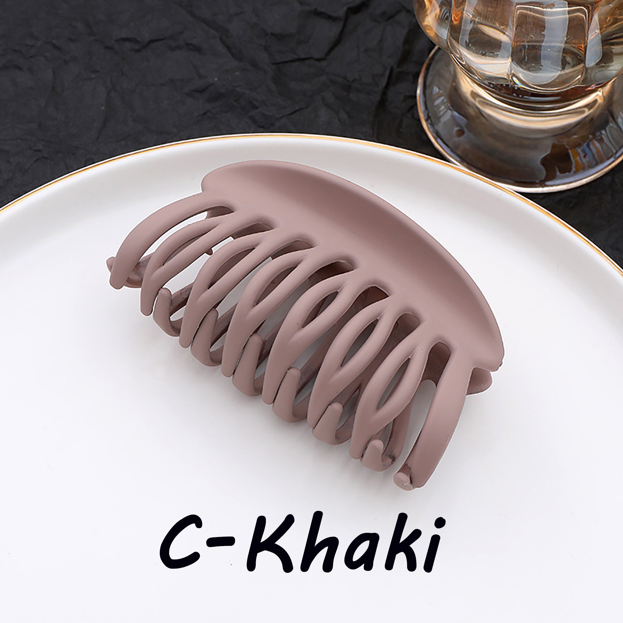 Large Matte Hair Claws Matte Hair Clips for Thick hair Etsy