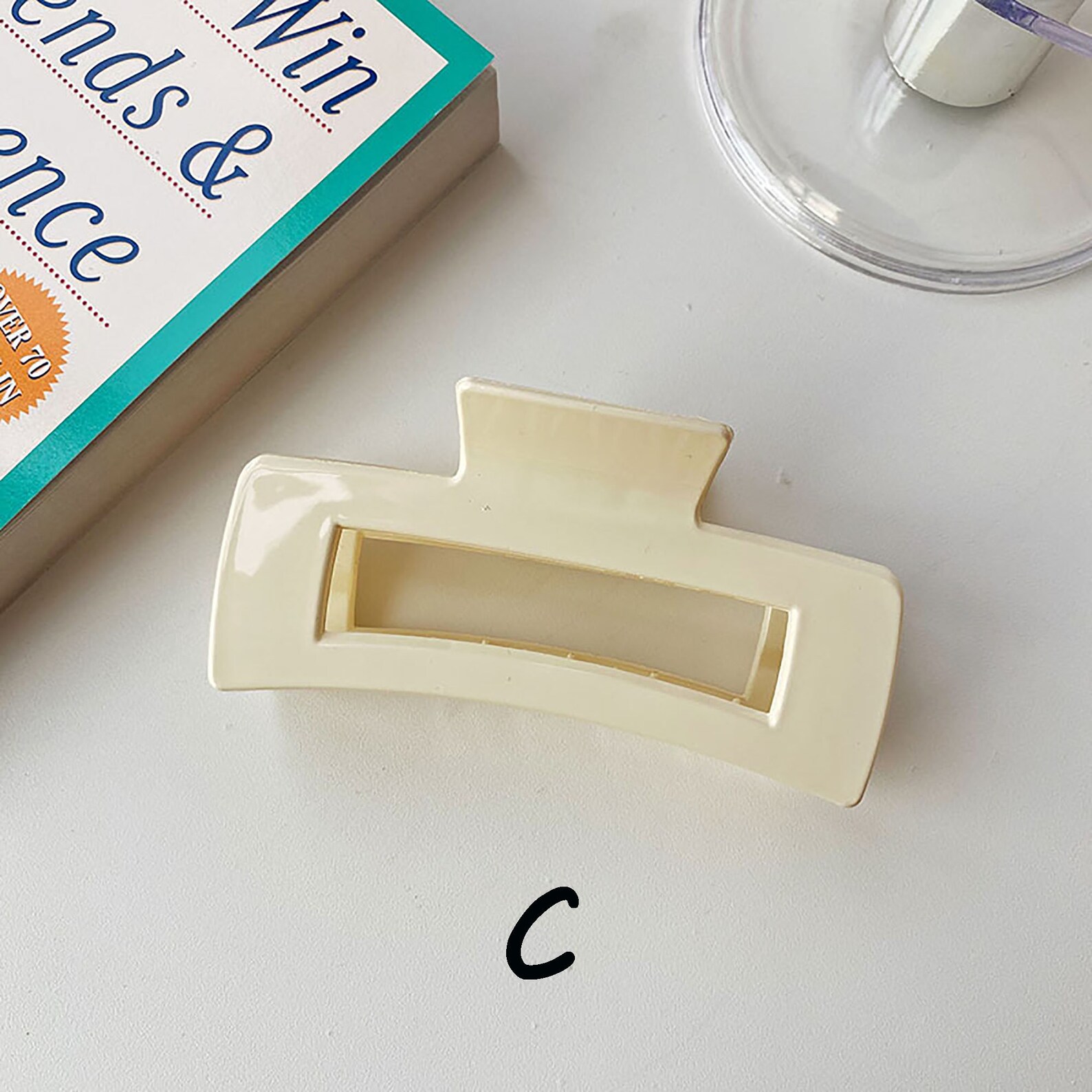 Extra Large Hair Claw Clips Clear Glossy Hair Claw Clip Etsy