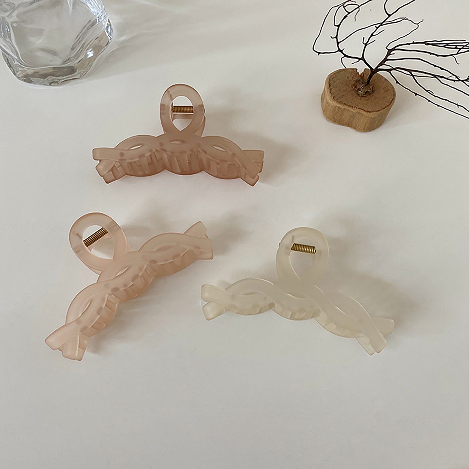 Matte Jelly Hair Clip Minimalist Hair Claw hair clamp for Etsy