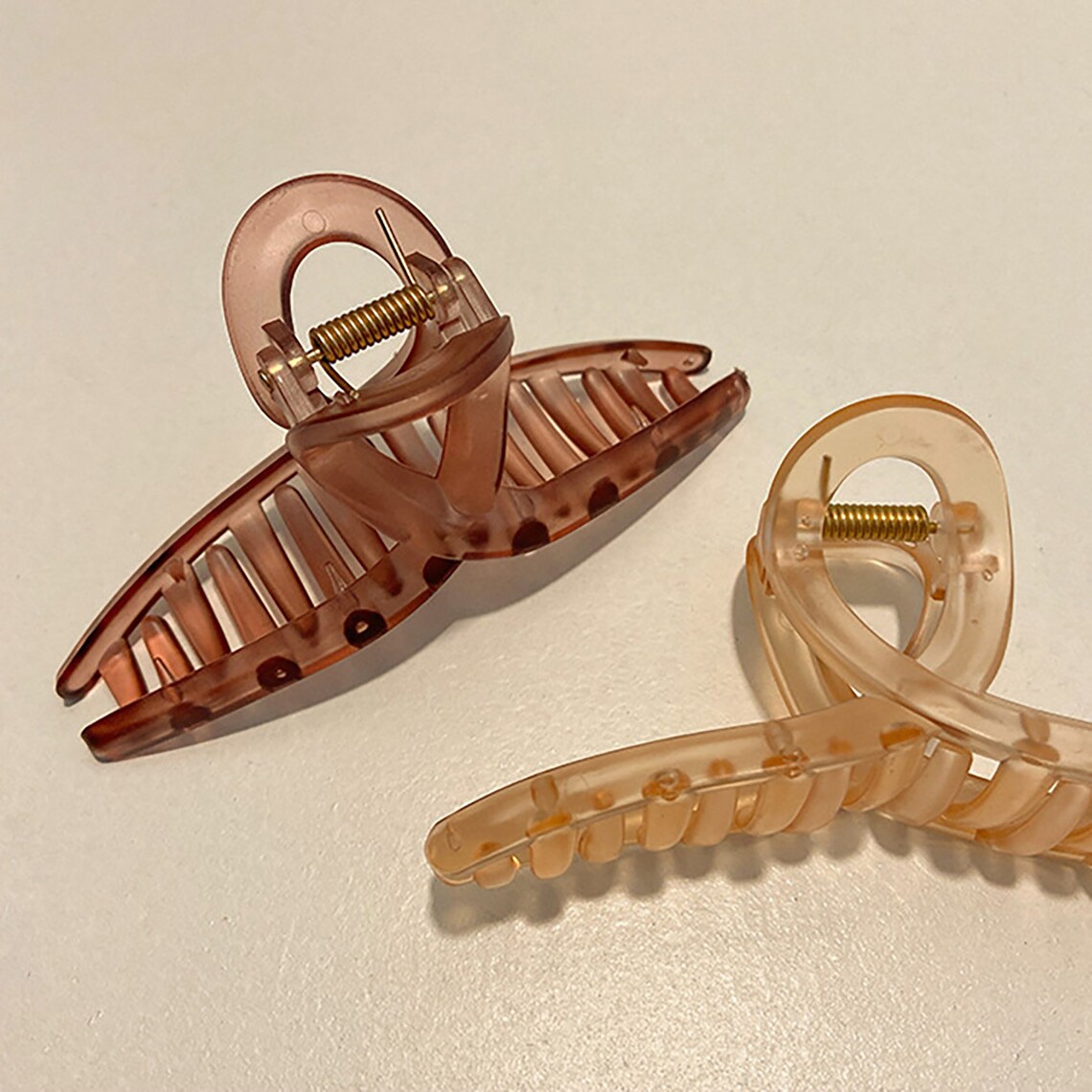 Extra Large Hair Claw Clip Glossy Matte Twisted Hair Clip Etsy