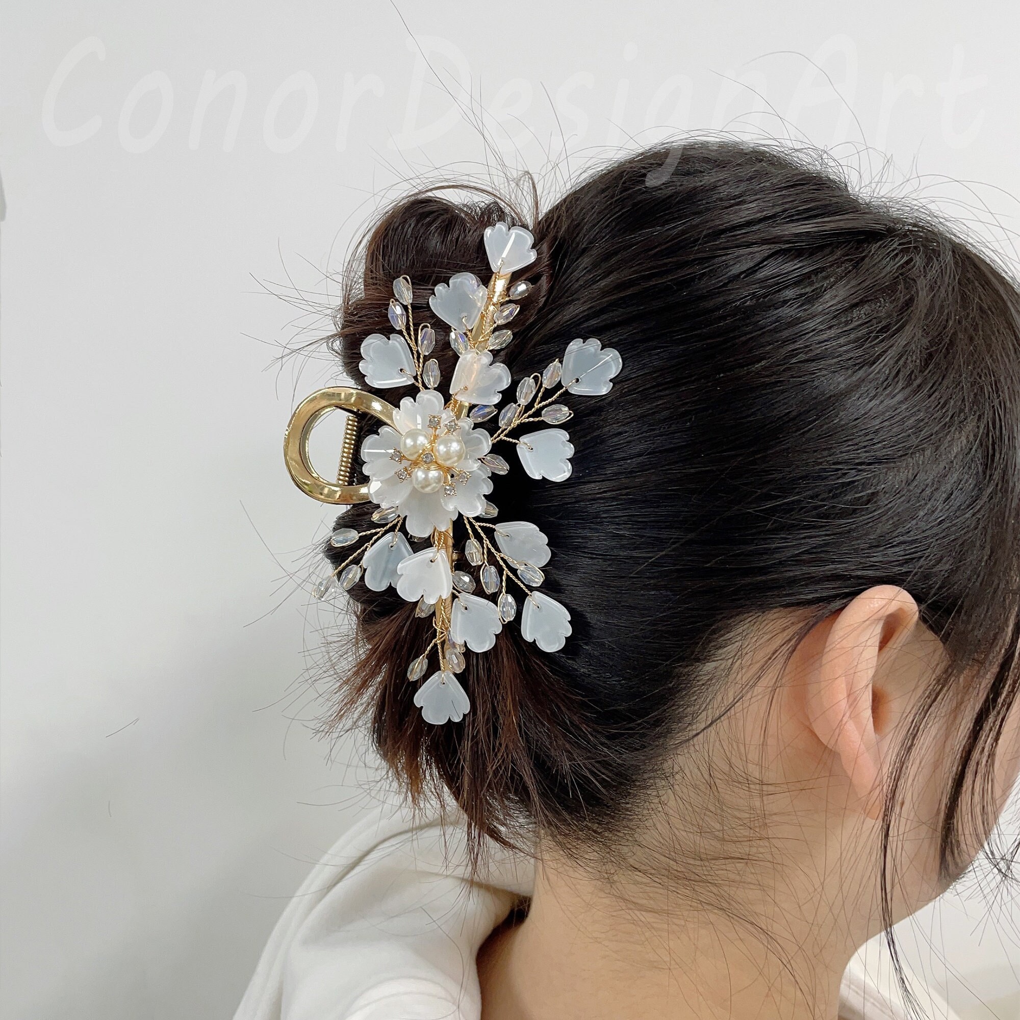 4 Fasce Per Capelli Con Perle Bianche – YALLNASL, Accessori Eleganti Per Donna E Ragazza (cerchietti Con Perle) - 3