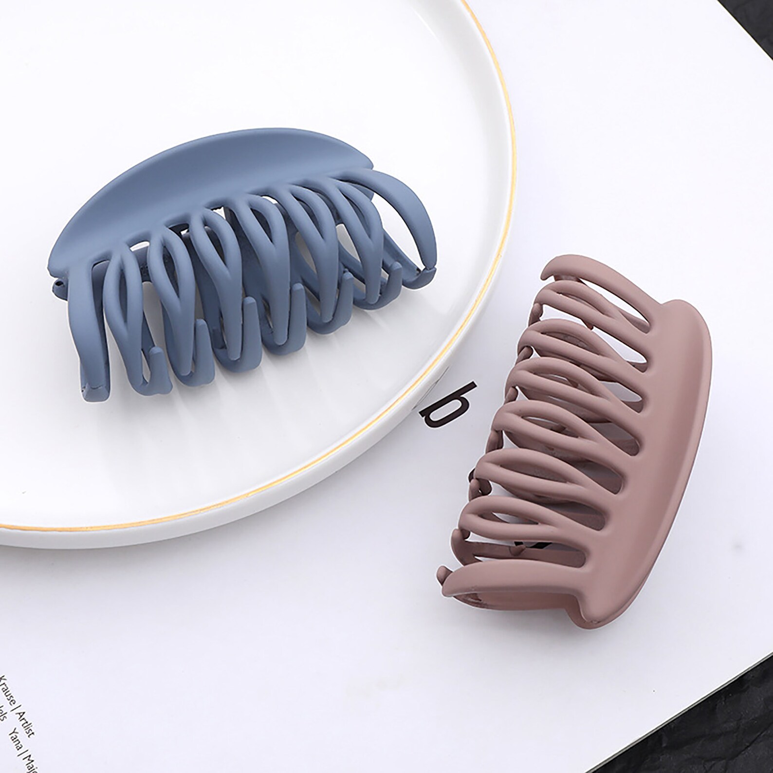 Large Matte Hair Claws Matte Hair Clips for Thick hair Etsy