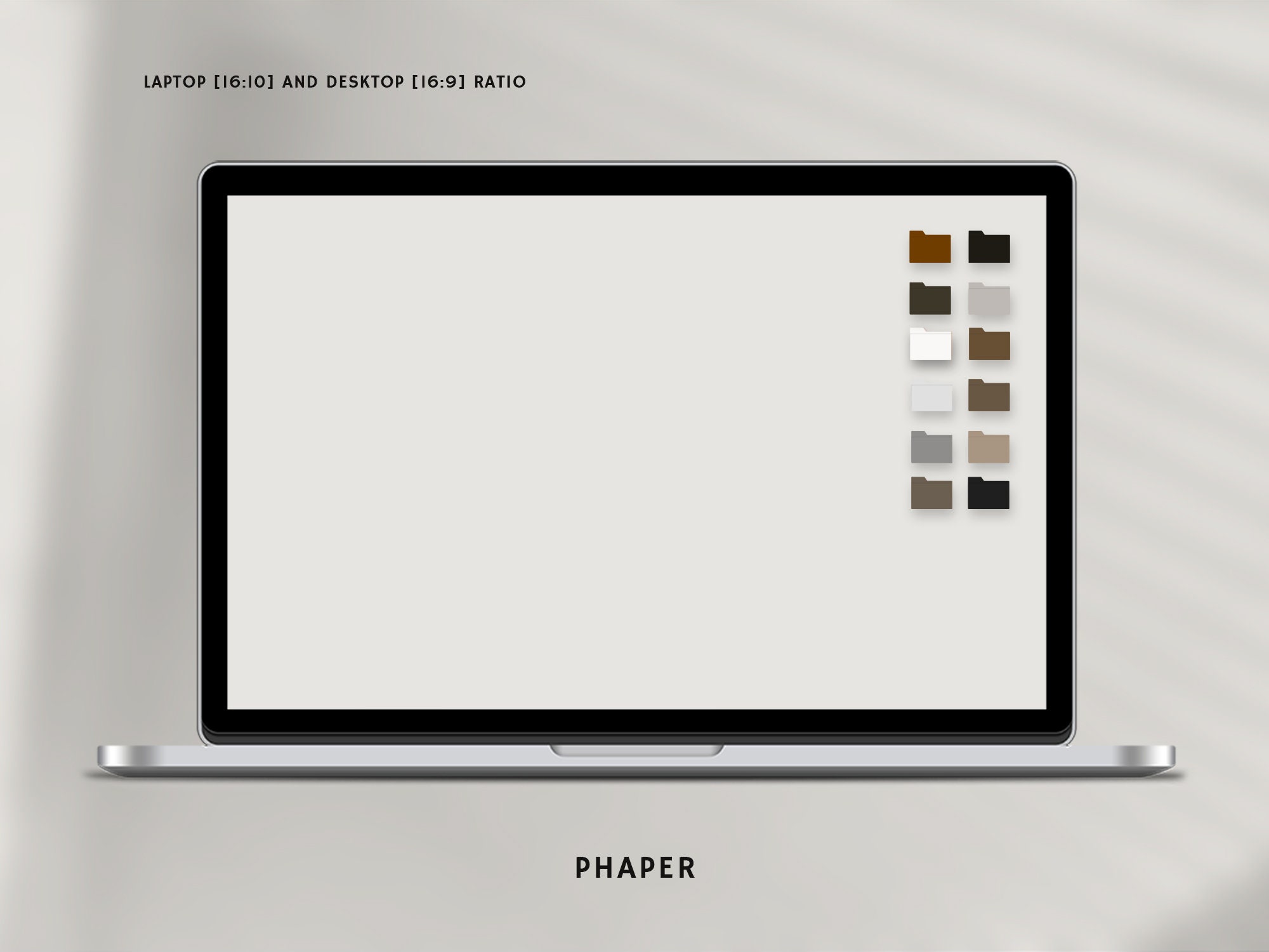 Macbook Folder Icons for Apple Desktop. Abstract Minimal | Etsy