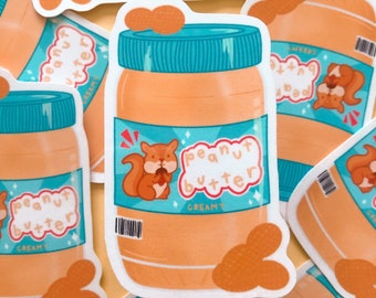 Peanut butter creamy crucnchy sandwhich breakfast sticker