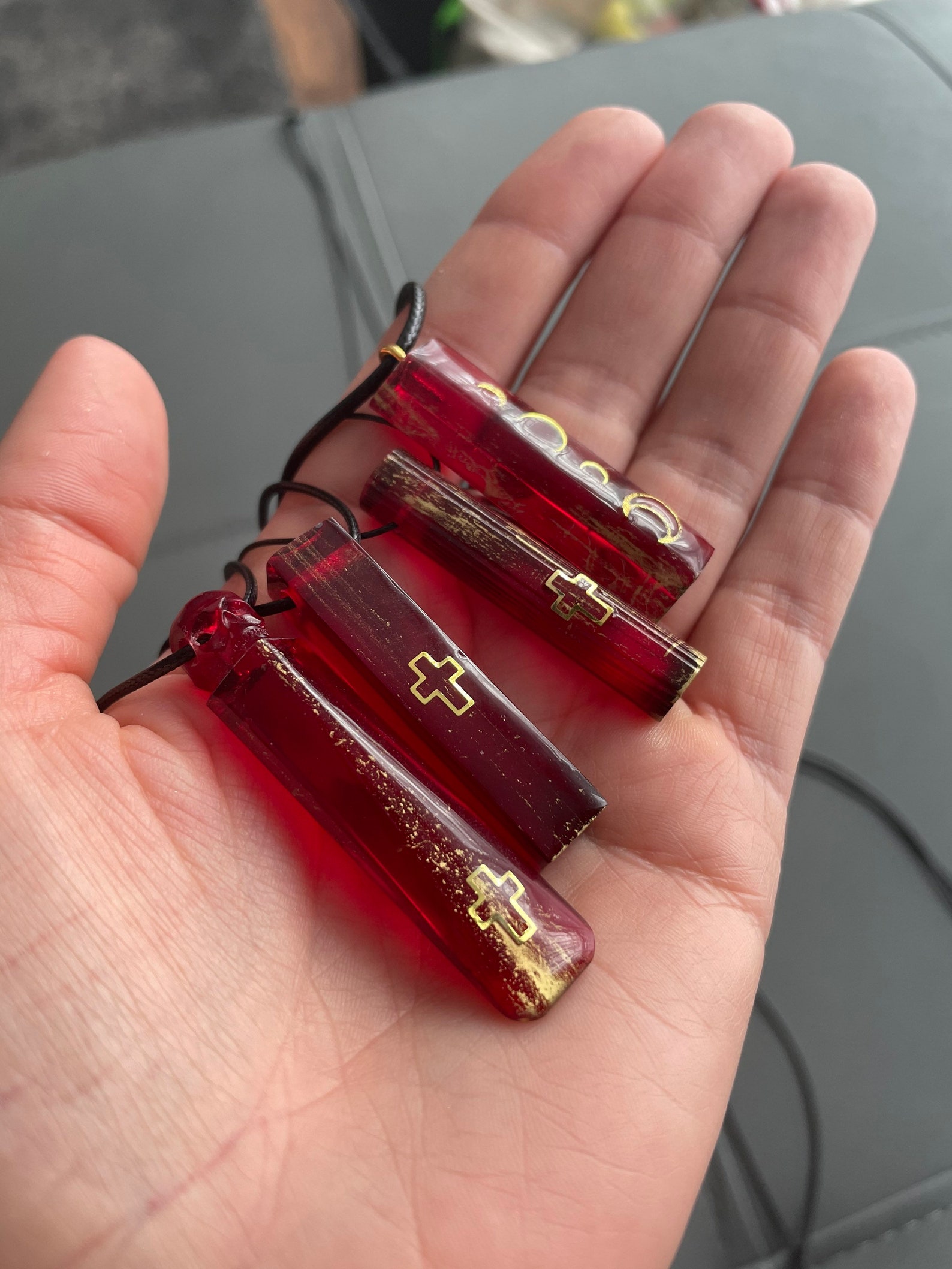 Occult Blood Optics Chains Etsy