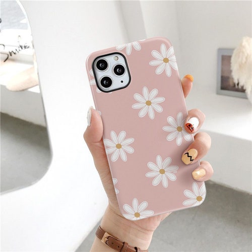 Daisy Flowers Cute Phone Case Iphone 13 12 11 Pro Max Case Etsy Denmark