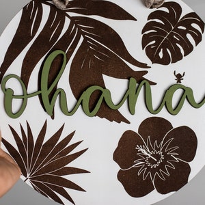 Ohana wood sign/Lilo and Stitch Sign/3D wood sign/Ohana home decor