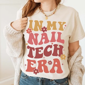 In My Nail Tech Era Shirt, Groovy Nail Technician Shirt, Fall Nail Tech shirt, Nail Tech Grad, Retro Nail Art Shirt, Retro Manicurist Shirt