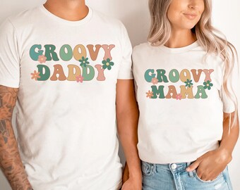 Personalized Groovy Family Shirts, Groovy Daddy Shirt, Groovy Mommy Shirt, Groovy Birthday Shirt, Matching Family Outfit, Mommy and Me Shirt