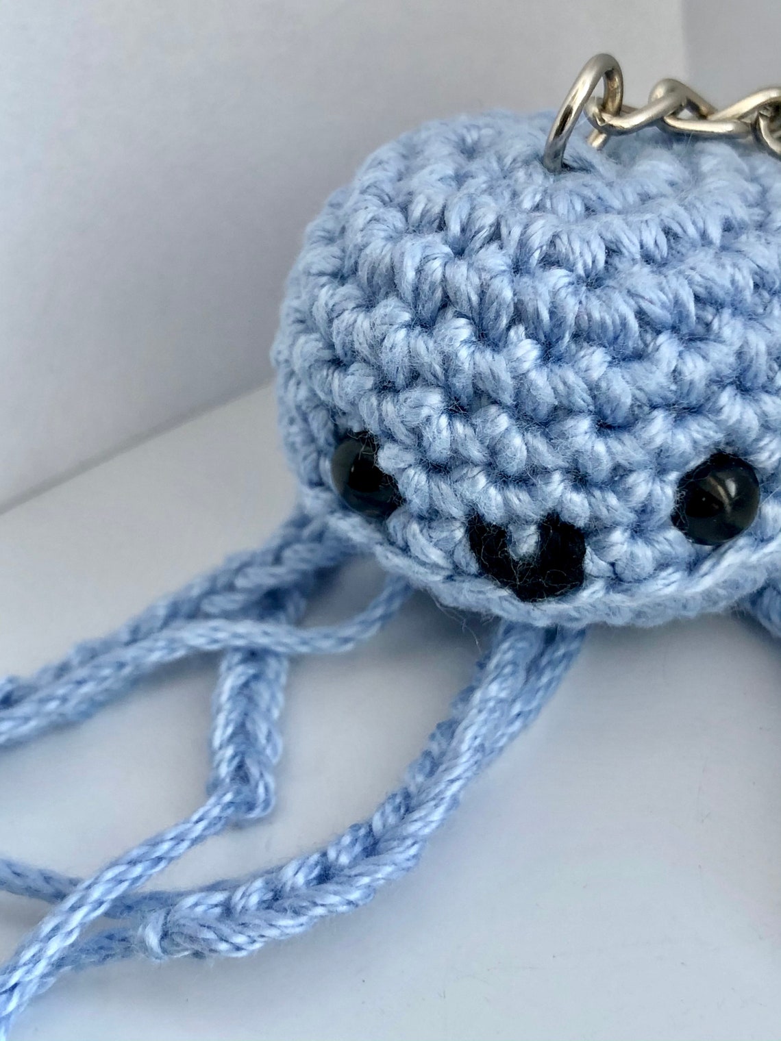 Crochet Jellyfish Amigurumi Keychain Matching Sets | Etsy