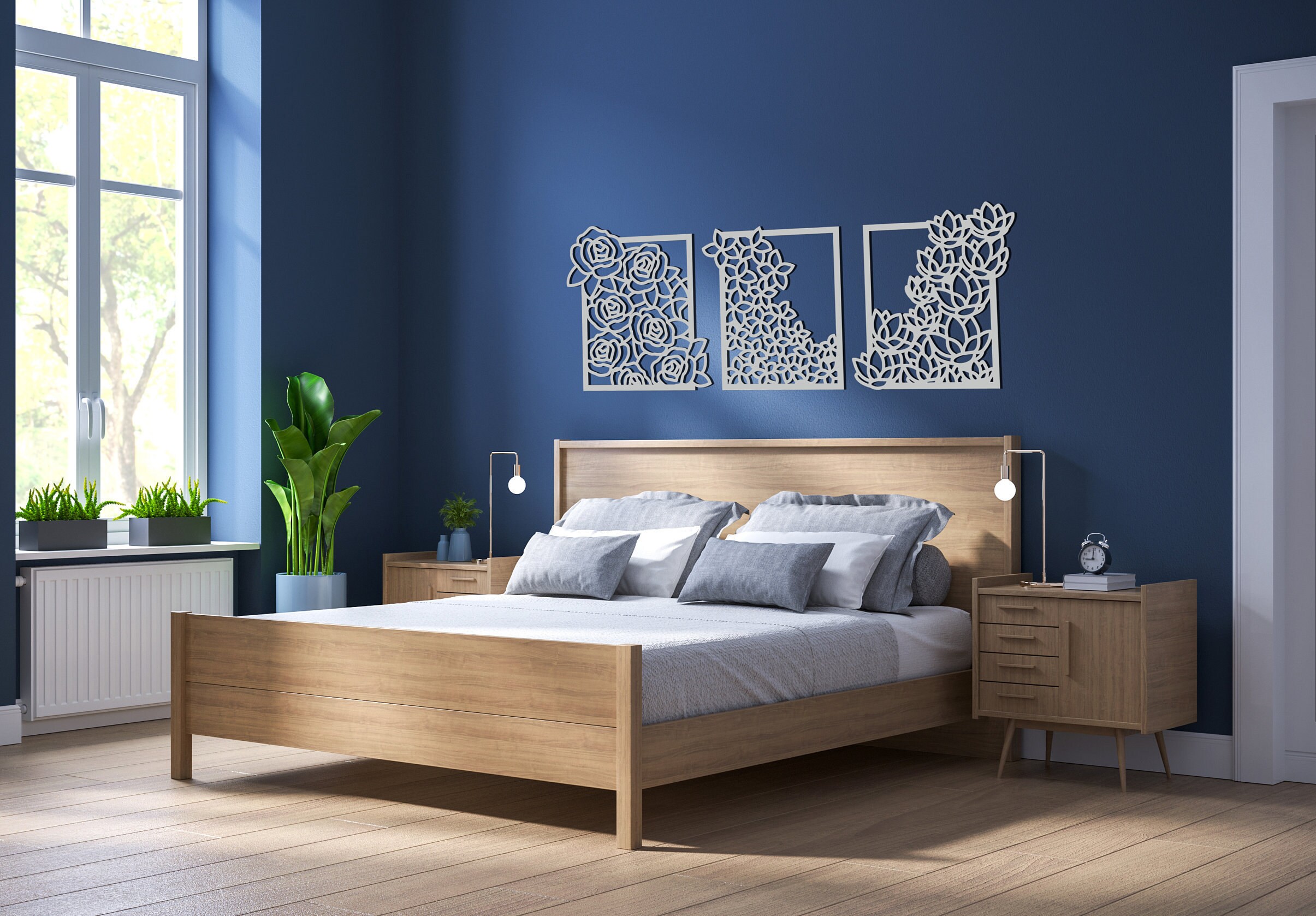 Tableaux en Aluminium - Fleurs