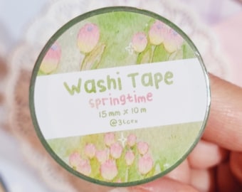 Springtime Washi Tape | Deco | Bujo | Planner | Diary | Bullet Journaling