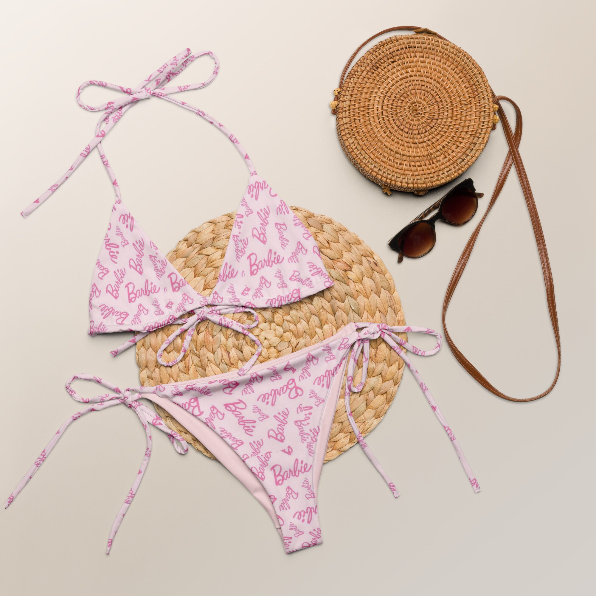 Barbie Girl Women's Sling Bikini Swimsuits
