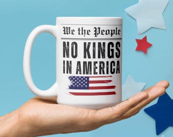 Taza de café "We the People" (Nosotros, el pueblo): taza patriótica para el 4 de julio, regalo del Día de la Independencia, orgullo patriótico de EE. UU., regalo del 4 de julio, taza política