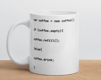 Lustige Coding Kaffeetasse, Programmierer Geschenk