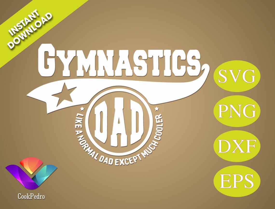 Download Gymnastics Dad Father's Day Gift Father Men T-shirtClip | Etsy