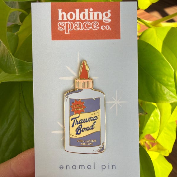 Trauma Bond Enamel Pin