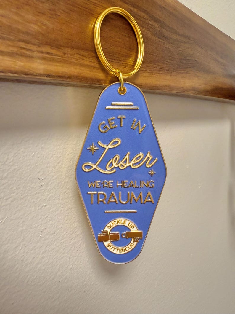 Get in Loser soft enamel keychain *NEW COLOR* image 2