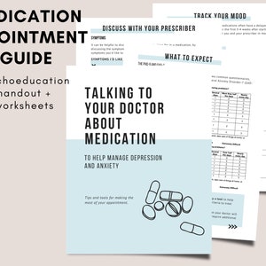 Medication Appointment Guide Handout + Worksheet