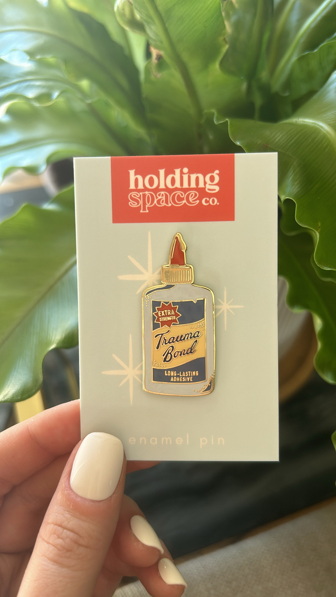 Trauma Bond Enamel Pin