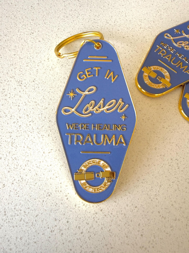 Get in Loser soft enamel keychain *NEW COLOR* image 1