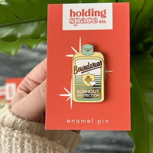 Boundaries Enamel Pin