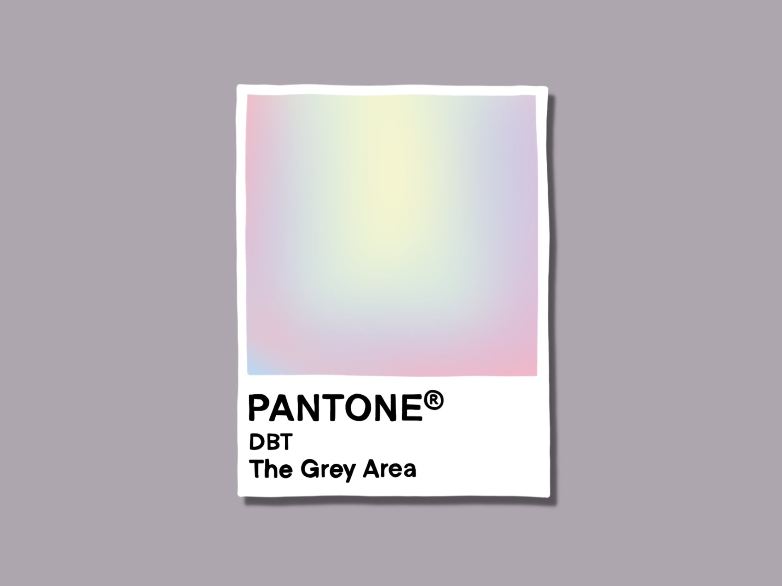 Grey Area Sticker (holographic) - Etsy