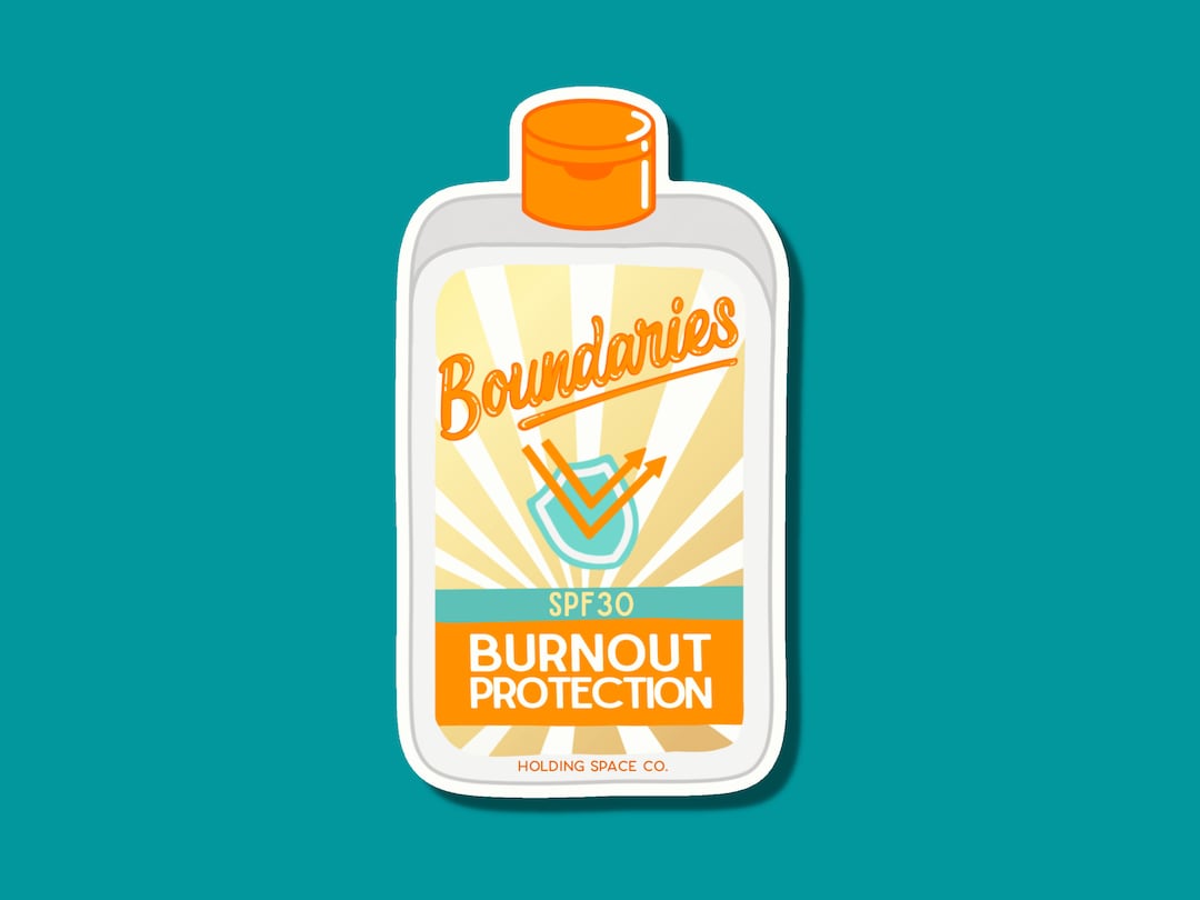 Boundaries Sticker (matte Holo) - Etsy