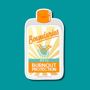 Boundaries Sticker (Matte Holo)