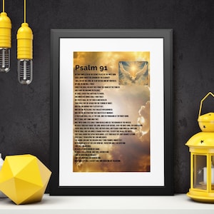 KJV Psalm 91 | King James Version Psalm 91 | Psalm 91 KJV | Prayer Psalm 91 | DIGITAL Download