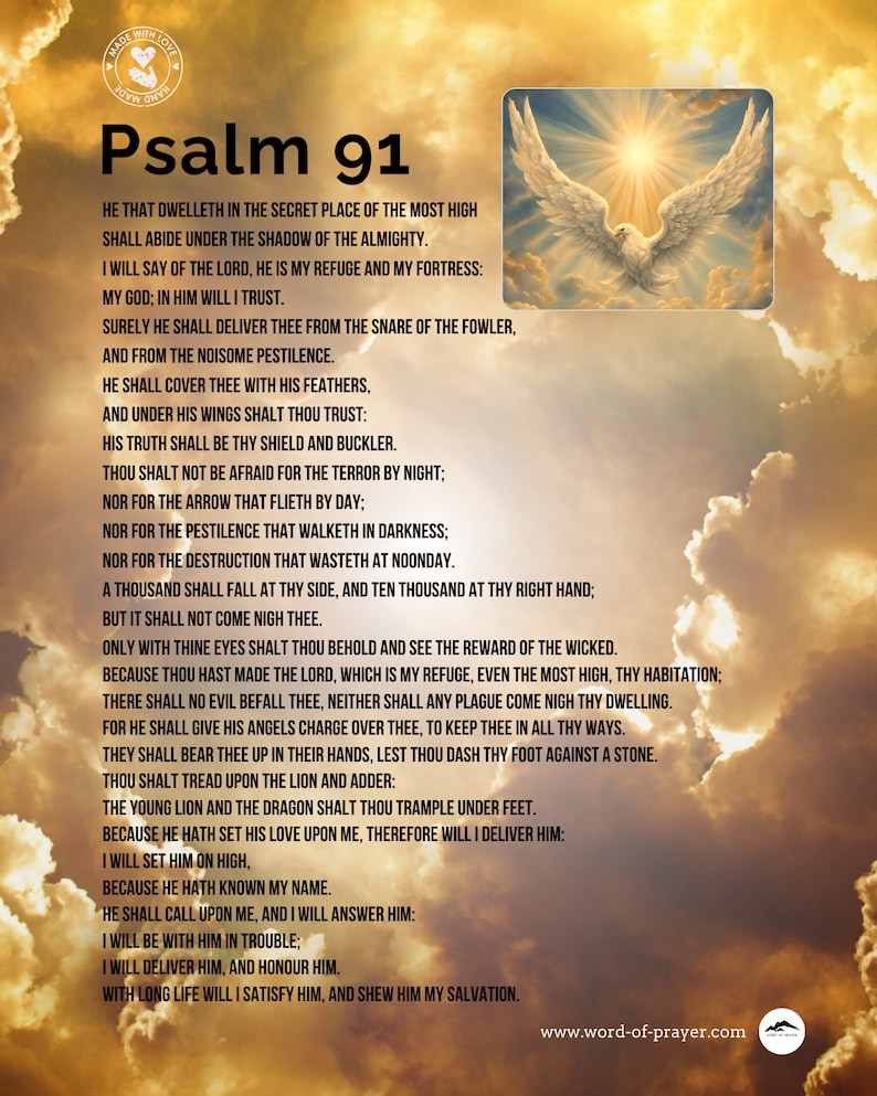 KJV Psalm 91 King James Version Psalm 91 Psalm 91 KJV Prayer kjv-psalm-91-king-james-version-psalm-91-psalm-91-kjv-prayer