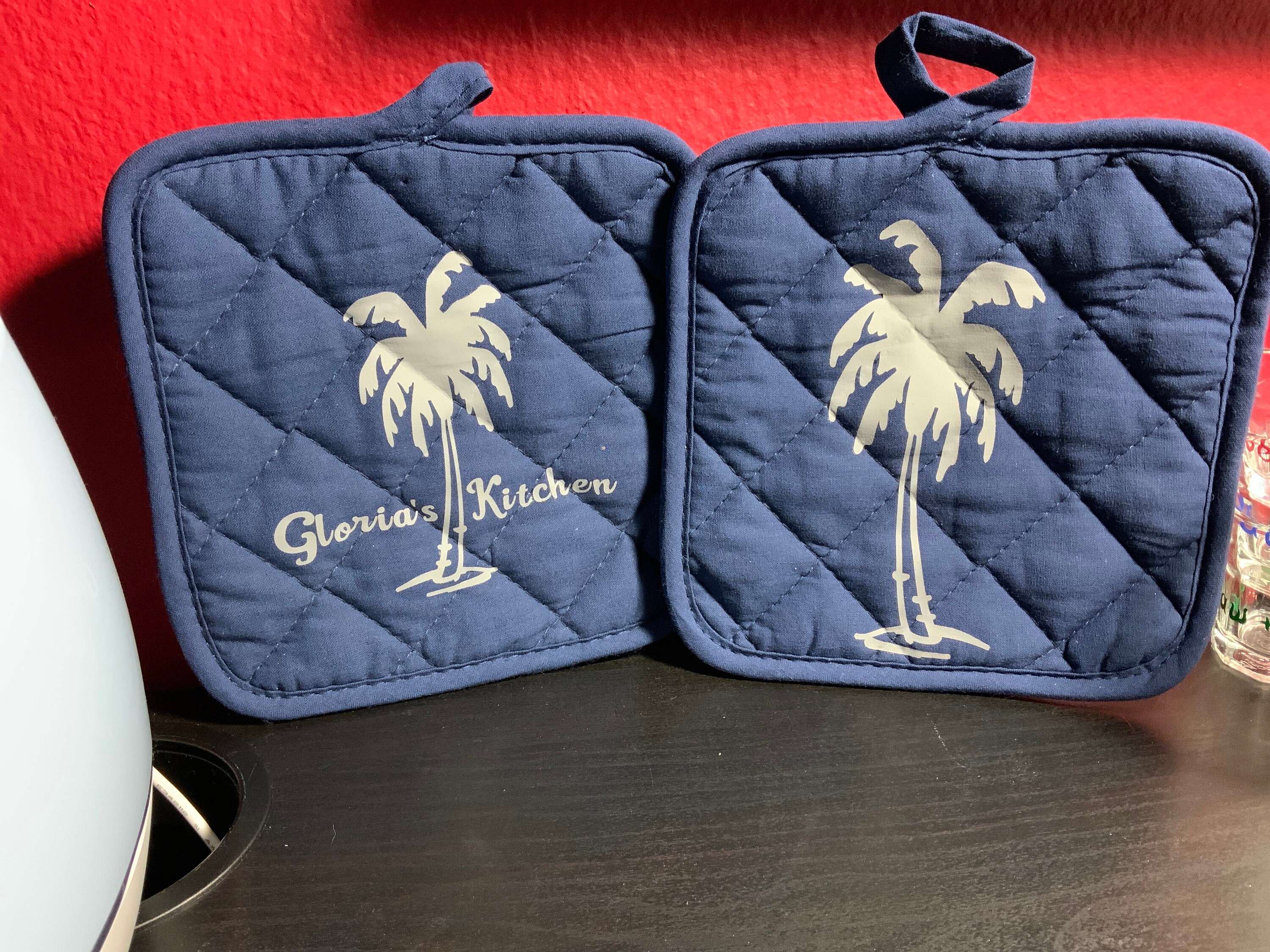 Customized Kitchen mats palm trees Etsy