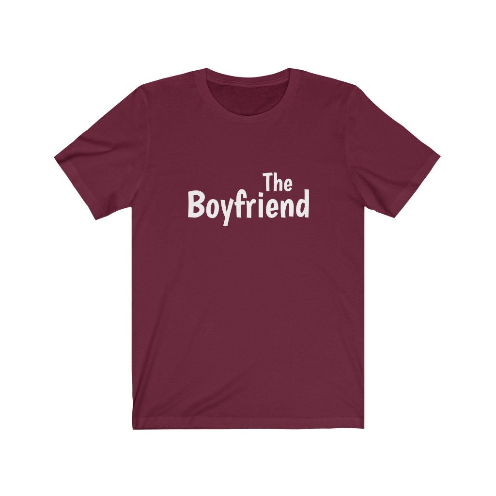 The Boyfriend Jersey Tshirt Couple Shirts Couple Gifts Cute Couple Tees