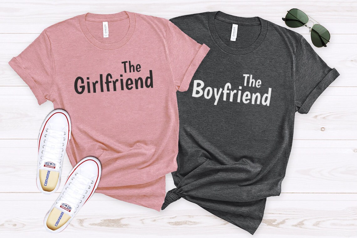 The Boyfriend Jersey Tshirt Couple Shirts Couple Gifts Cute Couple Tees