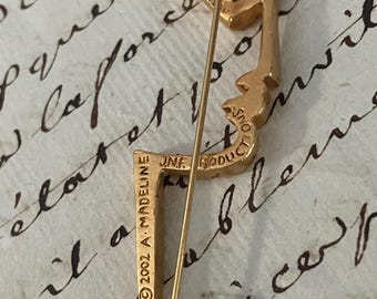 Vintage Jean Cocteau Fish Eye Brooch, Atelier Madeleine