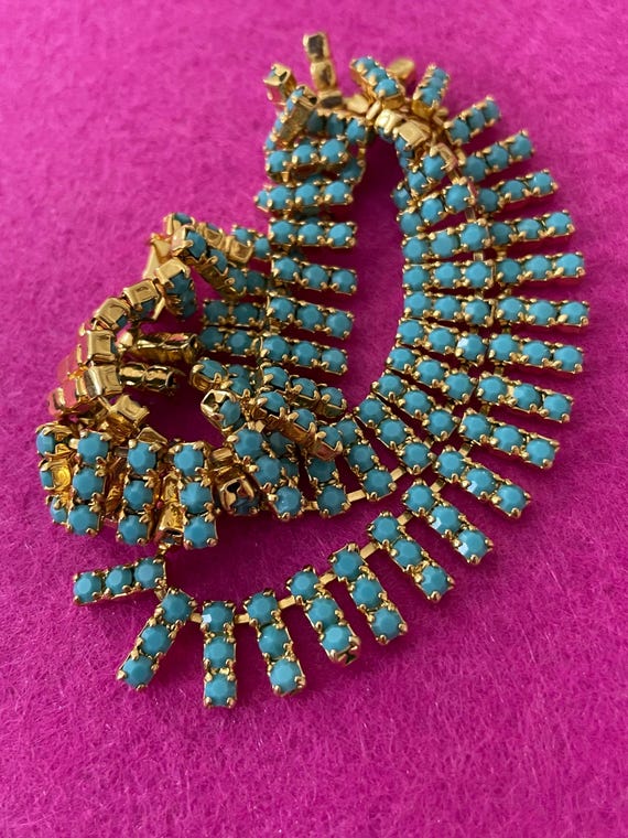 Collier Plastique Vintage Années 70 - Longueur 44 Cm, Style Français, Occasion